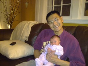 Uncle Erik with Emilia