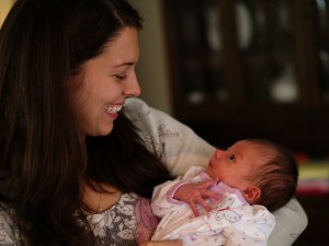 Aunt Andrea with Emilia